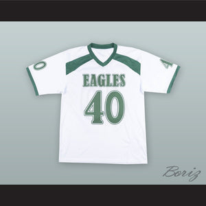 Braxton Miller 40 Eagles High School White Football Jersey
