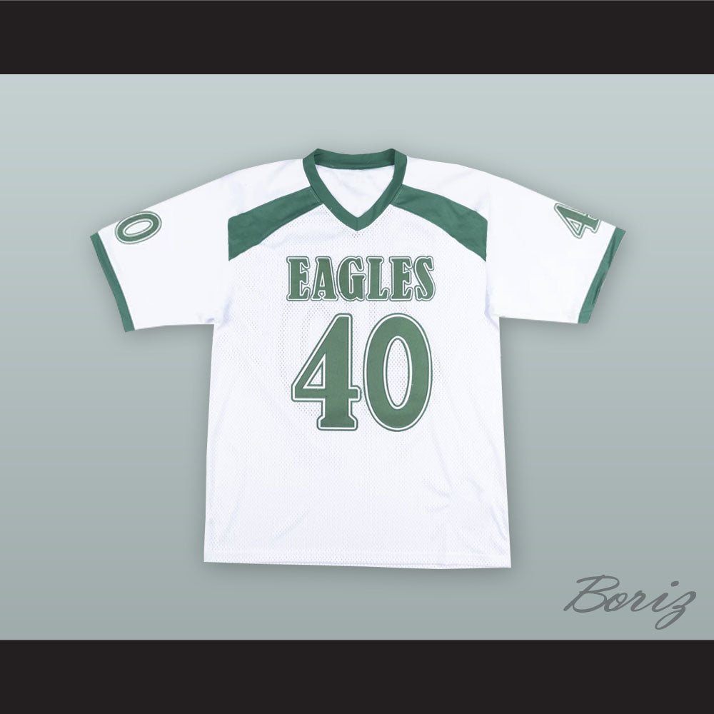 Braxton Miller 40 Eagles High School White Football Jersey