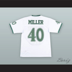 Braxton Miller 40 Eagles High School White Football Jersey