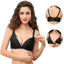 Load image into Gallery viewer, Breastfeeding Bra Lace Maternity Nursing Bra Black Underwear For pregnant women Pregnancy underwear Breast Feeding Bra clothing