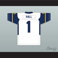 Load image into Gallery viewer, Breece Hall 1 Wichita Northwest High School Grizzlies White Football Jersey 2