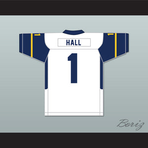 Breece Hall 1 Wichita Northwest High School Grizzlies White Football Jersey 2