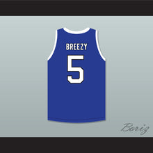 Load image into Gallery viewer, Breezy 5 ACE Family Charity Blue Basketball Jersey