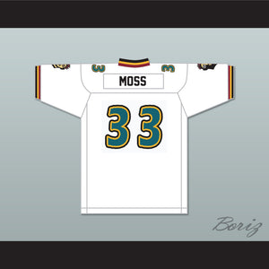 Brent Moss 33 Memphis Maniax Away Football Jersey