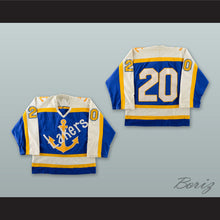 Load image into Gallery viewer, Brett Barnett 20 Lakers Blue Hockey Jersey
