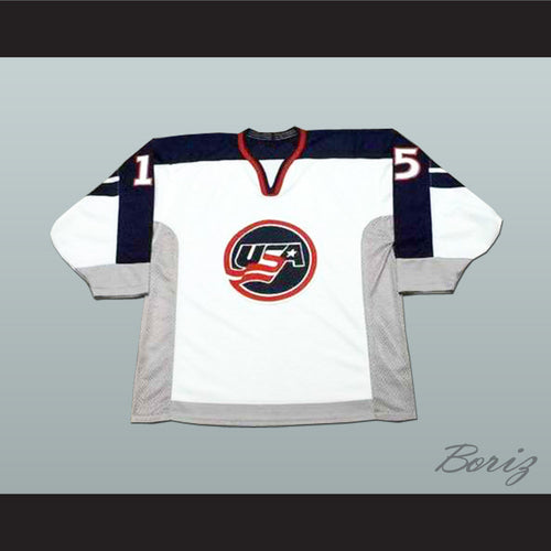 Brett Hull 15 USA National Team Hockey Jersey