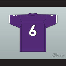 Load image into Gallery viewer, Brian Asamoah 6 St. Francis DeSales High School Stallions Purple Football Jersey 1