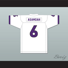 Load image into Gallery viewer, Brian Asamoah 6 St. Francis DeSales High School Stallions White Football Jersey 2