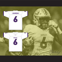 Load image into Gallery viewer, Brian Asamoah 6 St. Francis DeSales High School Stallions White Football Jersey 2