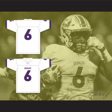 Load image into Gallery viewer, Brian Asamoah 6 St. Francis DeSales High School Stallions White Football Jersey 1