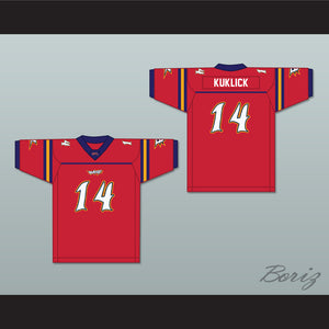 Brian Kuklick 14 Orlando Rage Home Football Jersey