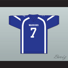 Load image into Gallery viewer, Brian Richardson 7 Liberty Christian School Warriors Blue Football Jersey