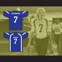 Load image into Gallery viewer, Brian Richardson 7 Liberty Christian School Warriors Blue Football Jersey