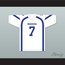 Load image into Gallery viewer, Brian Richardson 7 Liberty Christian School Warriors White Football Jersey