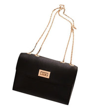 Load image into Gallery viewer, British Fashion Simple Small Square Bag Women&#39;s Designer Handbag 2019 High-quality PU Leather Chain Mobile Phone Shoulder bags#F