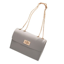 Load image into Gallery viewer, British Fashion Simple Small Square Bag Women&#39;s Designer Handbag 2019 High-quality PU Leather Chain Mobile Phone Shoulder bags#F