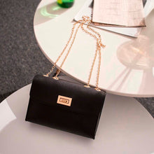 Load image into Gallery viewer, British Fashion Simple Small Square Bag Women&#39;s Designer Handbag 2019 High-quality PU Leather Chain Mobile Phone Shoulder bags#F