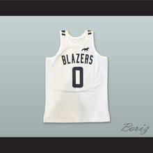 Load image into Gallery viewer, Bronny James 0 Sierra Canyon High School Trailblazers White Basketball Jersey