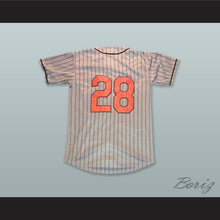 Load image into Gallery viewer, Brooklyn Royal Giants 28 Gray Pinstriped Baseball Jersey