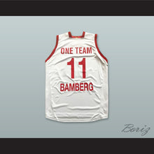 Load image into Gallery viewer, Brose Bamberg Germany 11 White Basketball Jersey