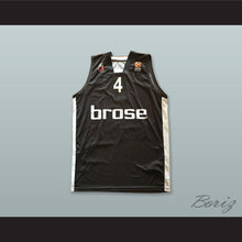 Load image into Gallery viewer, Brose Bamberg Germany 4 Black Basketball Jersey