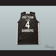 Load image into Gallery viewer, Brose Bamberg Germany 4 Black Basketball Jersey