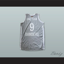 Load image into Gallery viewer, Brose Bamberg Germany 9 Gray Basketball Jersey