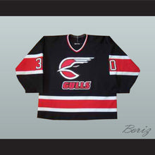 Load image into Gallery viewer, Bruce Hoffort 30 San Diego Gulls Black Hockey Jersey