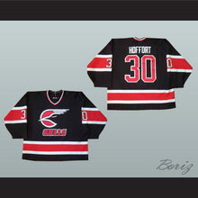 Load image into Gallery viewer, Bruce Hoffort 30 San Diego Gulls Black Hockey Jersey