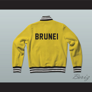 Brunei Varsity Letterman Jacket-Style Sweatshirt