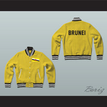 Load image into Gallery viewer, Brunei Varsity Letterman Jacket-Style Sweatshirt