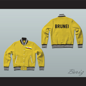 Brunei Varsity Letterman Jacket-Style Sweatshirt