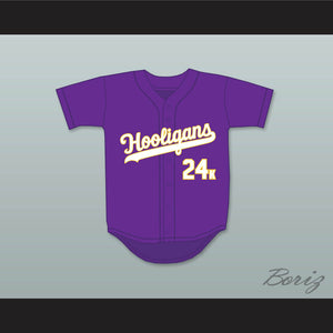 Mars 24K Hooligans Purple Baseball Jersey