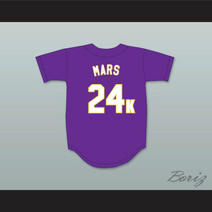 Mars 24K Hooligans Purple Baseball Jersey