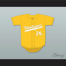 Load image into Gallery viewer, Mars 24K Hooligans Yellow Baseball Jersey