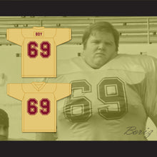 Load image into Gallery viewer, Buddy Boy 69 Heartland State University Comebacks Gold Practice Football Jersey