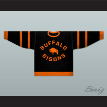 Load image into Gallery viewer, 1928-29 CPHL Buffalo Bisons Black Hockey Jersey