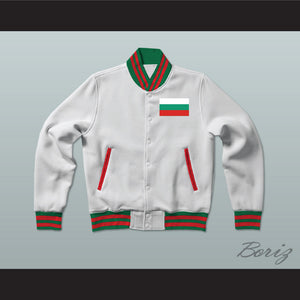 Bulgaria Varsity Letterman Jacket-Style Sweatshirt