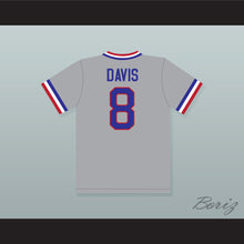 Load image into Gallery viewer, Crash Davis 8 Bull Durham Gray Baseball Jersey