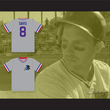 Load image into Gallery viewer, Crash Davis 8 Bull Durham Gray Baseball Jersey