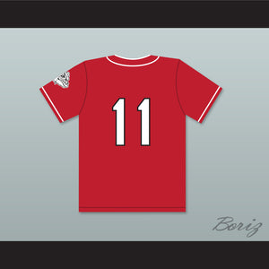 Carlos 11 Bulldogs Baseball Jersey Home Run