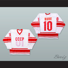 Load image into Gallery viewer, Pavel Bure 10 CCCP White Hockey Jersey