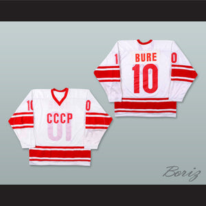 Pavel Bure 10 CCCP White Hockey Jersey