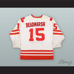 Butch Deadmarsh 15 Calgary Cowboys White Hockey Jersey
