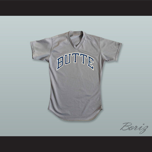 Butte Copper Kings 10 Gray Baseball Jersey