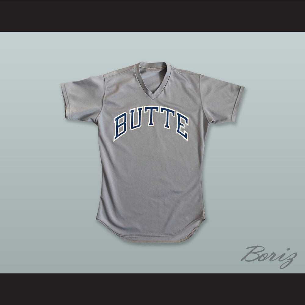 Butte Copper Kings 10 Gray Baseball Jersey
