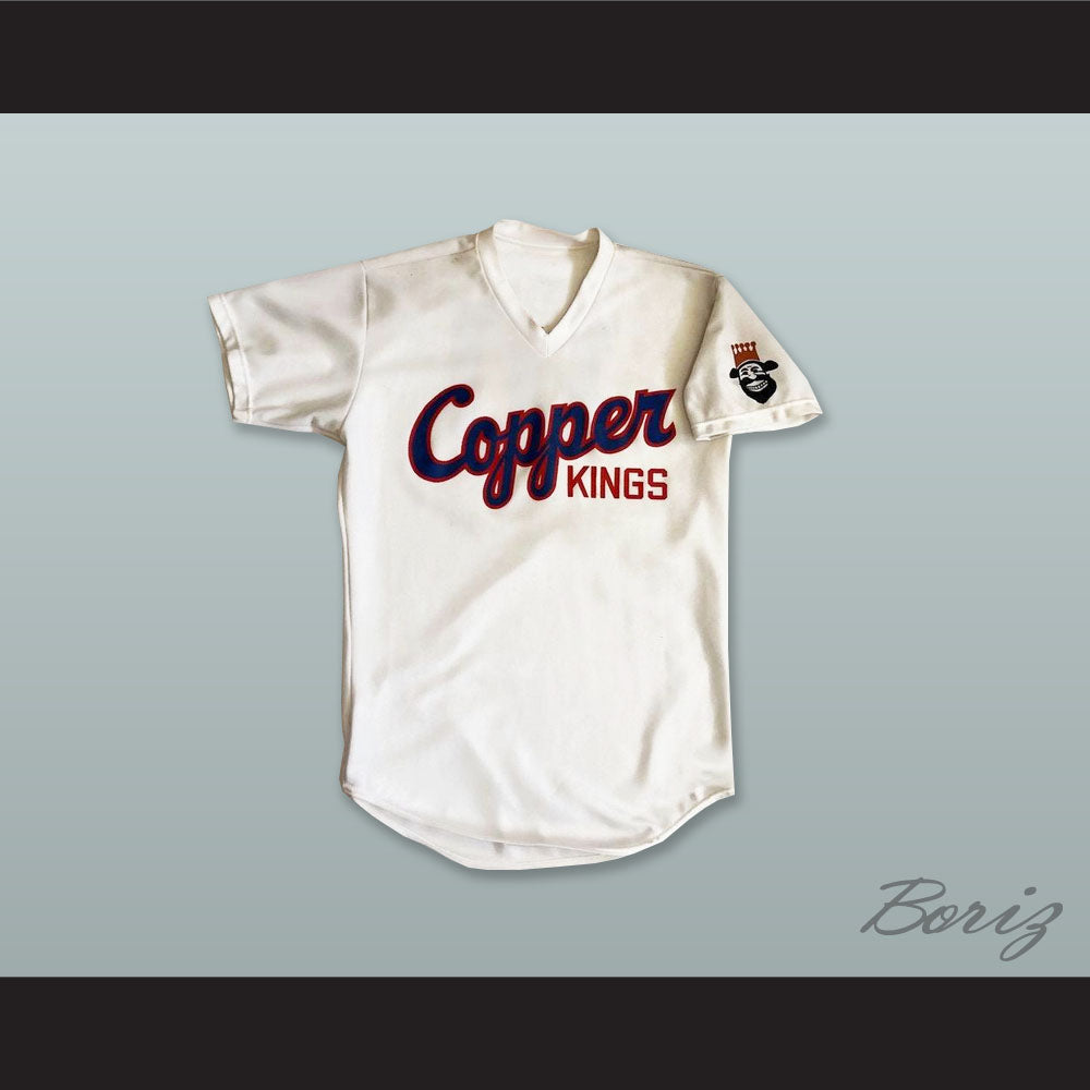 Butte Copper Kings 10 White Baseball Jersey