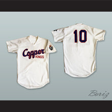 Load image into Gallery viewer, Butte Copper Kings 10 White Baseball Jersey