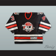 Load image into Gallery viewer, Byron Dafoe 34 Portland Pirates Black Hockey Jersey