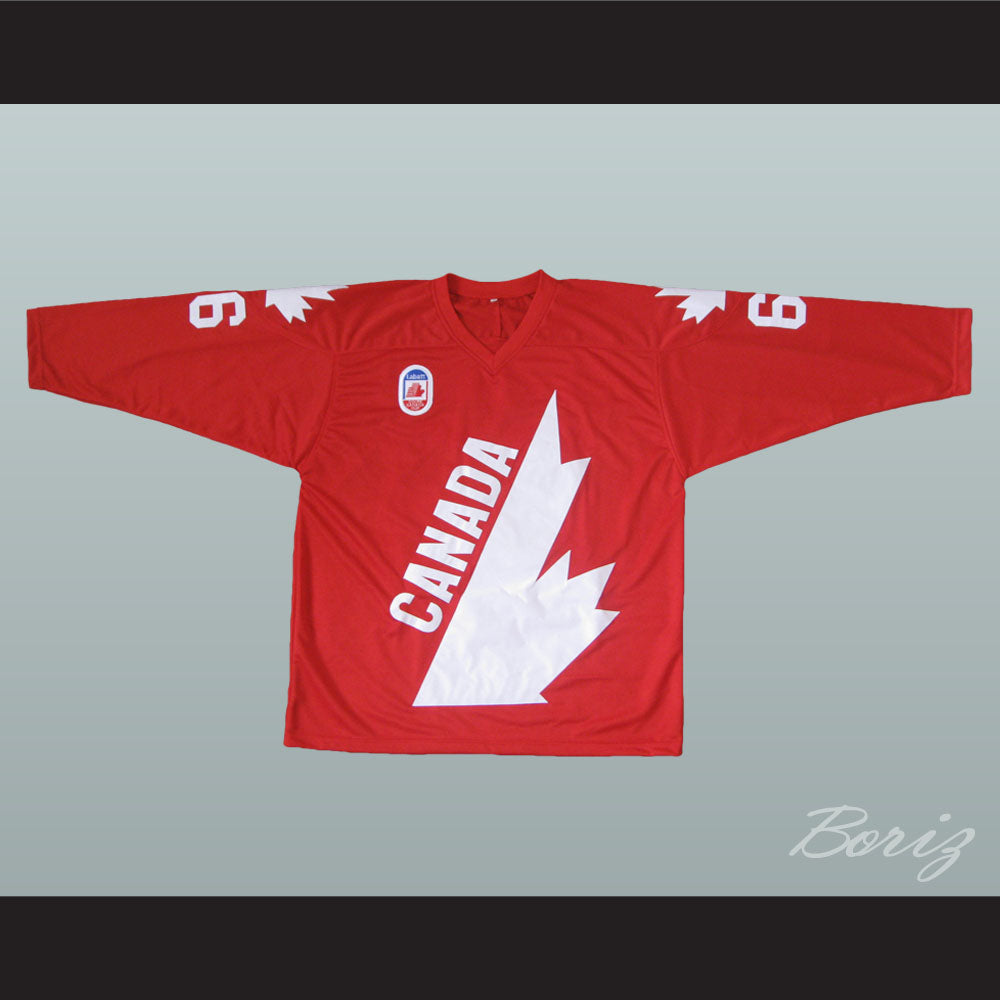 Mario Lemieux 66 Canada Cup Red Hockey Jersey
